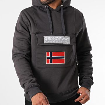 Geographical Norway - Sudadera Gadrien Gris Carbón