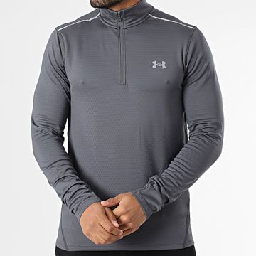 Under Armour - Sudadera Vanish Cuello Cremallera 1387793 Gris Carbón