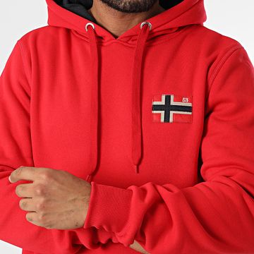 Geographical Norway - Sudadera con capucha Fondant Roja