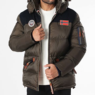 Geographical Norway - Chaqueta con capucha Celian Verde caqui