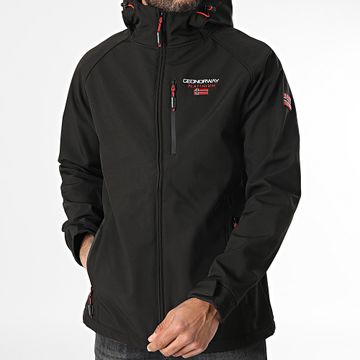 Geographical Norway - Takito Chaqueta negra con capucha y cremallera