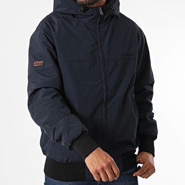 Superdry - Chaqueta con cremallera y capucha Surplus Nylon M5011876A Navy