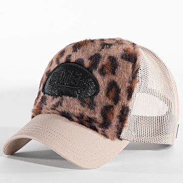 Von Dutch - Gorra Trucker VD-1-CT Beige Leopardo