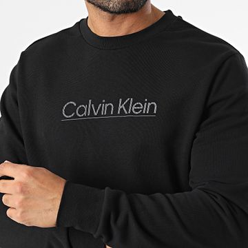 Calvin Klein - Sudadera Raised Line Logo Crewneck 3573 Negro