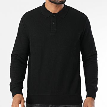Classic Series - Polo de manga larga Negro