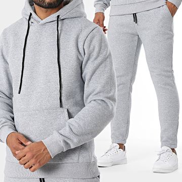 John H - Chándal gris jaspeado