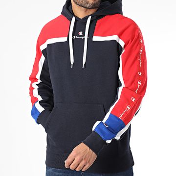 Champion - Sudadera con capucha 220331 Azul marino Rojo