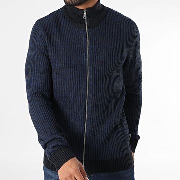 JJREBEL - Chaleco con cremallera Liam Navy