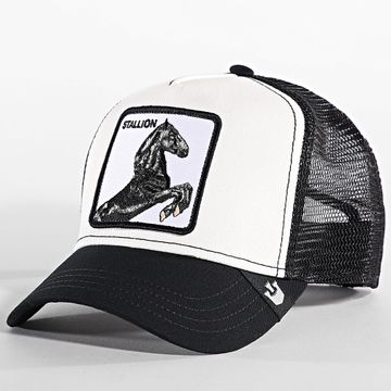 Goorin Bros - Gorra Trucker Stallion Negra Blanca