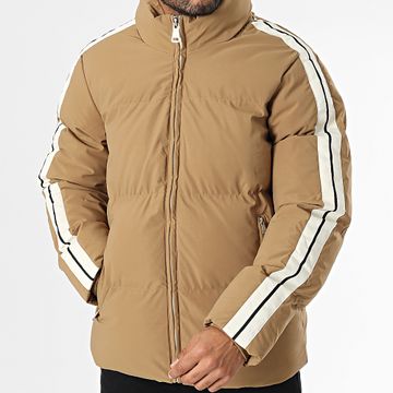 MTX - Abrigo con capucha camel
