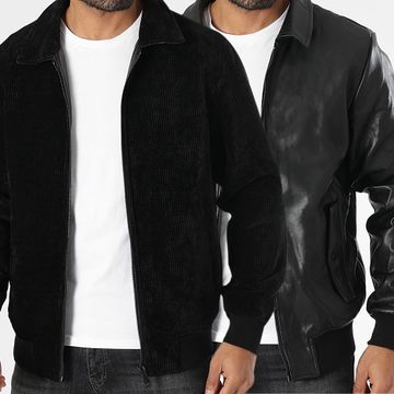 MTX - Chaqueta negra reversible