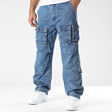 MTX - Vaqueros Cargo Denim Azules