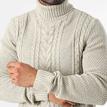 Jack And Jones - Craig Beige Jersey de cuello alto