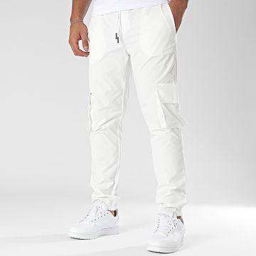 MTX - Pantalones cargo blancos