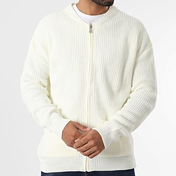 Classic Series - Chaleco blanco con cremallera
