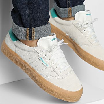 Adidas Originals - 3MC EF8443 Chalk White Glory Green Gum Sneakers