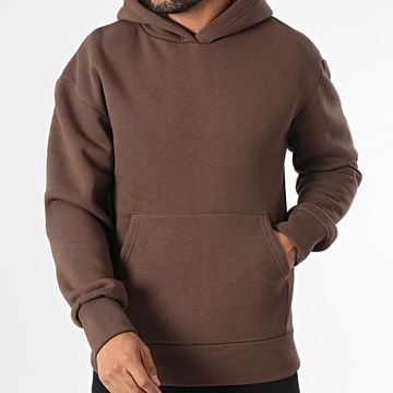 Frilivin - Sudadera con capucha marrón