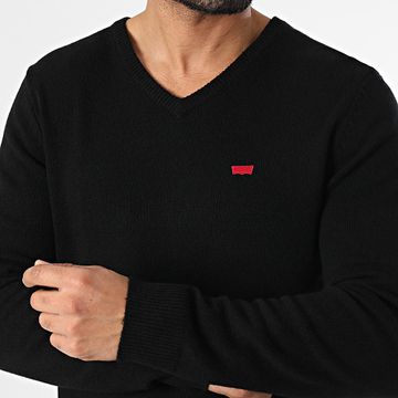 Levi's - Jersey cuello pico A8618 Negro