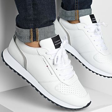 Tommy Hilfiger - New Runner Eva Mix Piel Flag 5453 Zapatillas Blanco