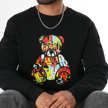 Teddy Yacht Club - Art Series Sudadera Cuello Redondo Delantero Classic Negro