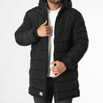 American People - Chaqueta larga con capucha Baltic Negra