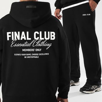 Final Club - Conjunto de sudadera con capucha y pantalón de chándal Big Back Negro