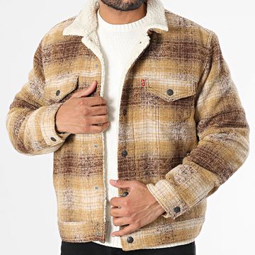 Levi's - A6027 Chaqueta Sherpa Check Beige
