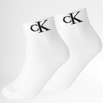 Calvin Klein - Lote de 2 pares de calcetines 701228805 Blanco