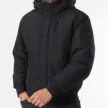 BOSS - Chaqueta con cremallera y capucha Osis 50522216 Negro