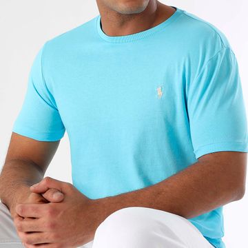 Polo Ralph Lauren - Camiseta Original Player Custom Slim Fit Azul Claro