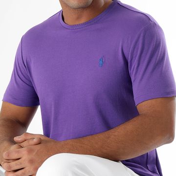 Polo Ralph Lauren - Camiseta Original Player Custom Slim Fit Purple