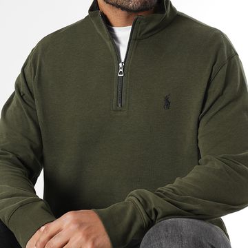 Polo Ralph Lauren - Sudadera Original Player Zip Neck Verde caqui