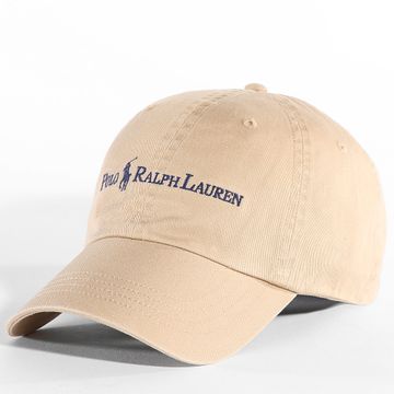 Polo Ralph Lauren - Gorra Beige Bordada con Logotipo
