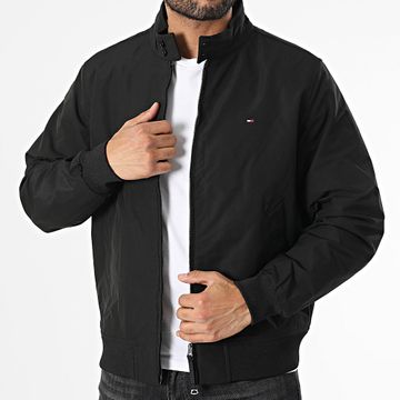 Tommy Hilfiger - Harrington 7647 Chaqueta negra con cremallera