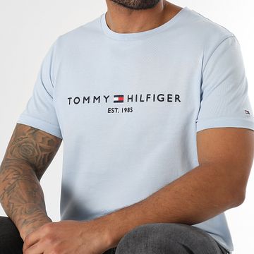 Tommy Hilfiger - 1797 Camiseta Logo Azul Claro