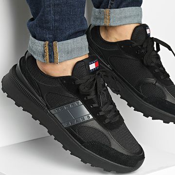 Tommy Jeans - Zapatillas Technical Runner Essential 1537 Negro