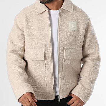 Calvin Klein - 6707 Chaqueta con cremallera beige