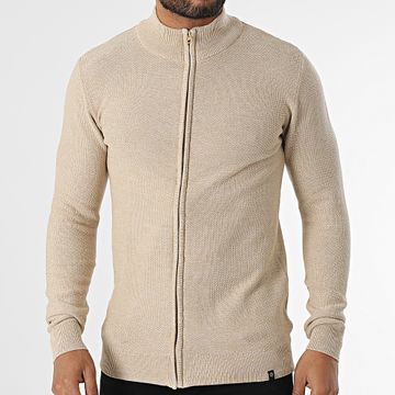 Classic Series - Marland 35-717 Chaleco Chiné Beige con Cremallera