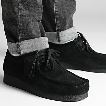 Clarks - Wallabee Evo Zapatos de ante negro