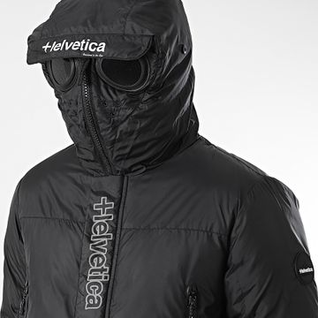 Helvetica - Chaqueta con capucha Macan Negra