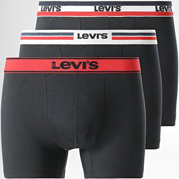 Levi's - Juego de 3 calzoncillos bóxer 701229549 Negro