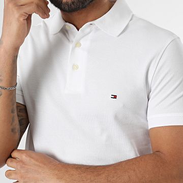 Tommy Hilfiger - Polo de manga corta Slim Core 1985 6882 Blanco