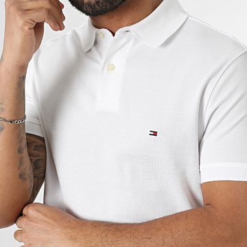 Tommy Hilfiger - Core 1985 Polo de manga corta 6881 Blanco