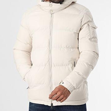 KZR - Abrigo con capucha beige