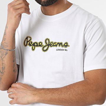 Pepe Jeans - Camiseta Dorian PM509721 Blanca