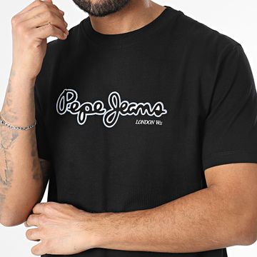 Pepe Jeans - Camiseta Dorian PM509721 Negro