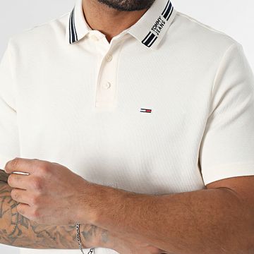 Tommy Jeans - Polo Manga Corta Tjm Logotipo 0225 Beige Claro