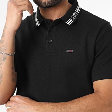 Tommy Jeans - Polo Manga Corta Tjm Tipped Logo 0225 Negro