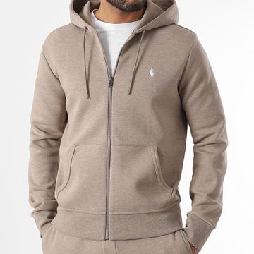 Polo Ralph Lauren - Sudadera con capucha y cremallera Original Player Taupe Chiné