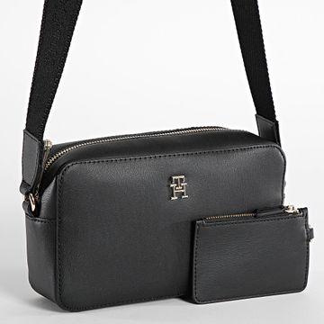 Tommy Hilfiger - Bolso de mujer Monotype Camera Bag 6439 Negro